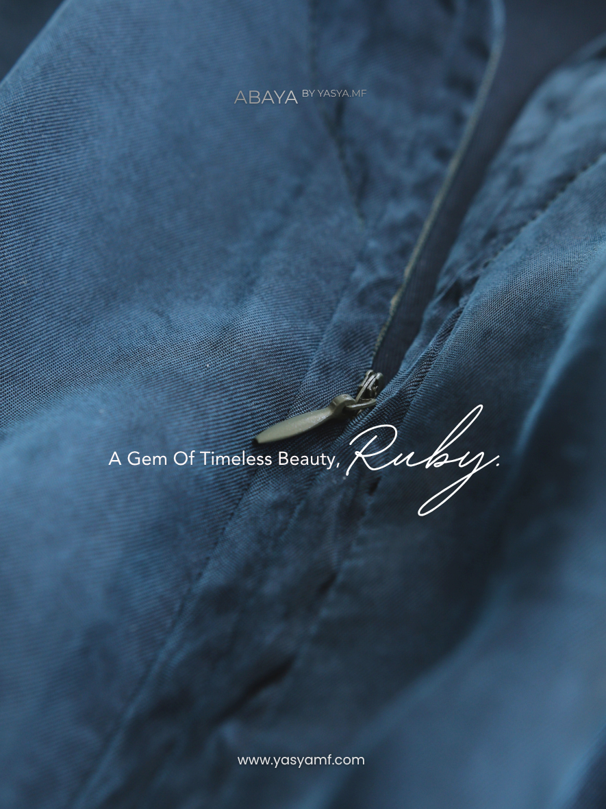 Ruby Abaya | Cupro - Gambar 5